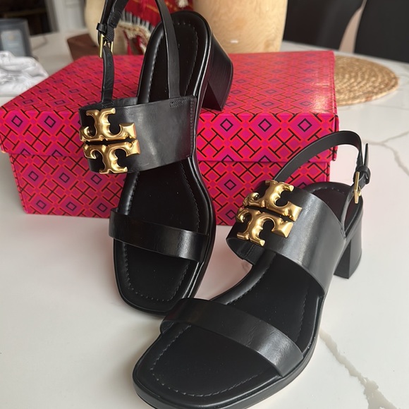 Eleanor Block-Heel Slingback Sandals - Picture 5 of 6